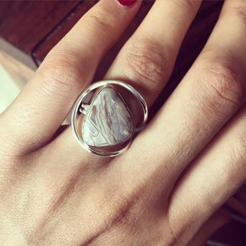 Gemstone 925 Sterling Silver Ring