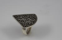 Heaven grapes sterling silver ring with marcasite