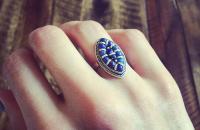 Lapis 925 Sterling Silver Ring