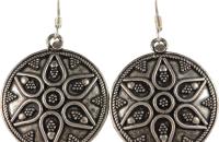 Roman guard sterling silver earrings with marcasite only